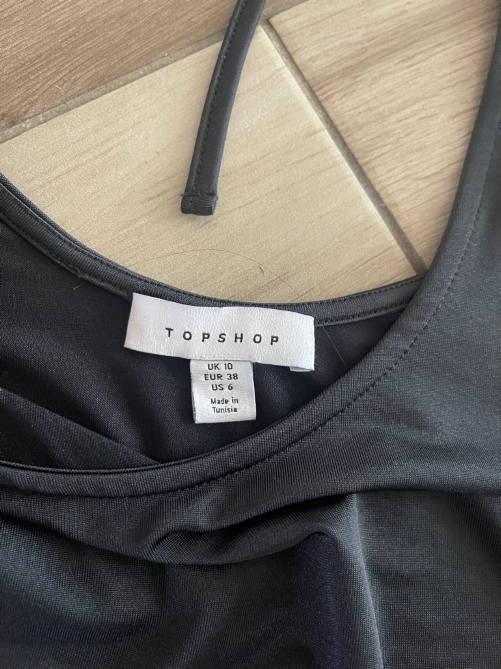 Topshop Black Long-Sleeve Crop Top - Picture 4 of 6